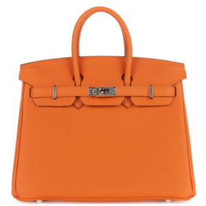 Hermès Birkin 25 Orange H Togo Palladium Hardware