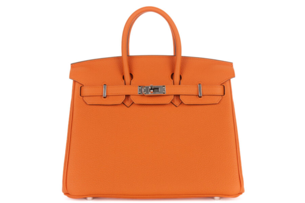 Hermès Birkin 25 Orange H Togo Palladium Hardware