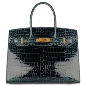 Hermès Birkin 30 Vert Cyprus Shiny Alligator Gold Hardware